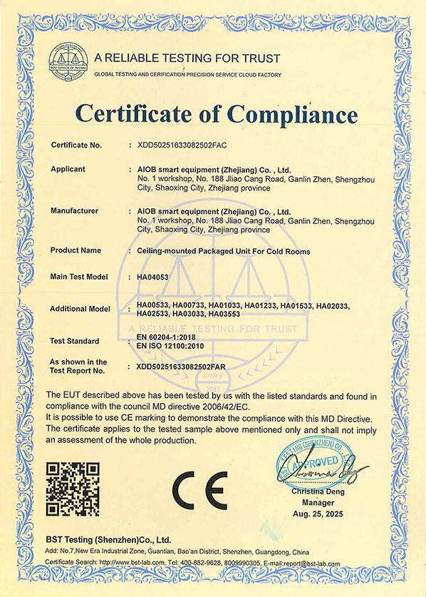 Certificate of Compliance