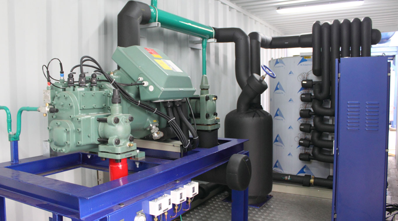Containerized Flake Ice machine