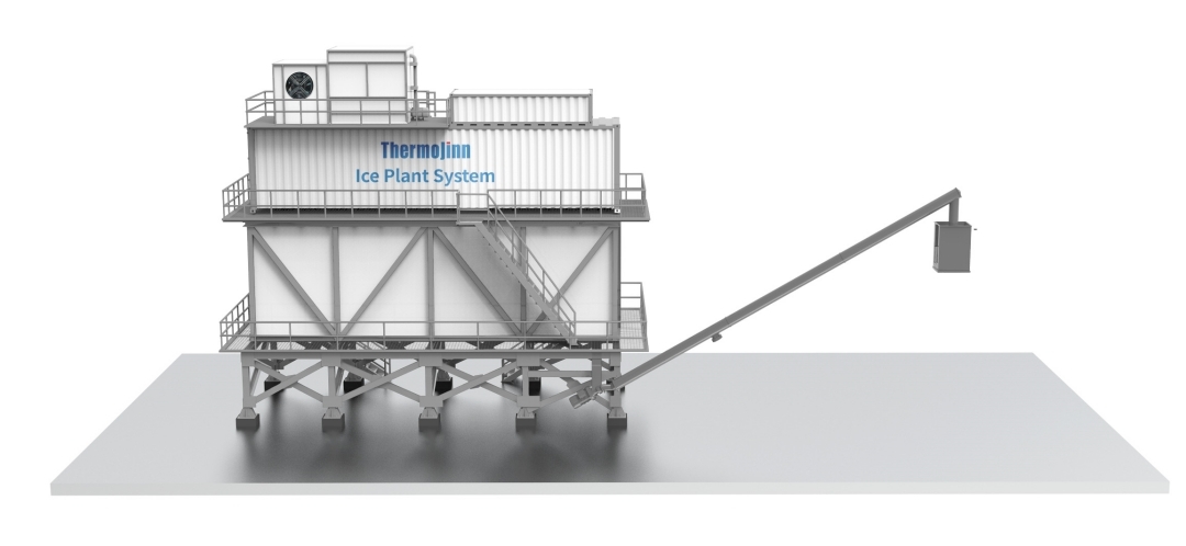 ThermoJinn's containerized flake ice plant