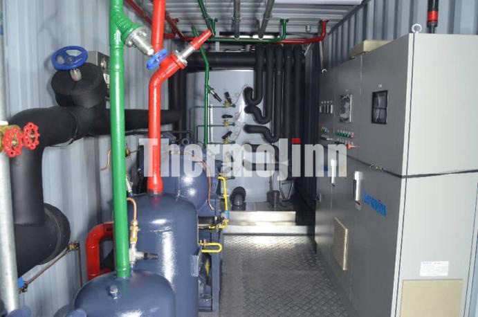 Containerized ice-making system